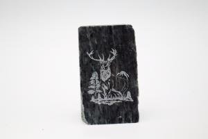 Canadian Soapstone Deer Carving - 4” Wildlife Art