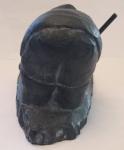 Inuit Ice Fishing Seal Soapstone Figurine