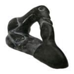 Canadian Inuit Soapstone Carving by Semeonie 1979