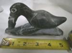 Canadian Inuit Soapstone Carving by Semeonie 1979
