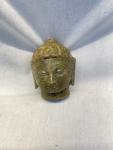 Hand Carved Vintage Soapstone Buddha Head