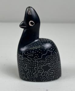 Hand-Carved Vintage Soapstone Duck Goose Figurine