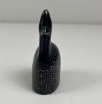 Hand-Carved Vintage Soapstone Duck Goose Figurine