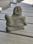 Inuit Eskimo Soapstone Carving - Vintage Art Piece