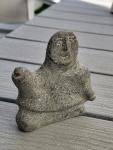 Inuit Eskimo Soapstone Carving - Vintage Art Piece
