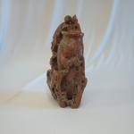 Chinese Soapstone Vase with Animal and Floral Design