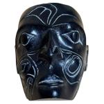 Indigenous-Inspired Vintage Canadian Soapstone Head Mask