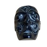 Indigenous-Inspired Vintage Canadian Soapstone Head Mask