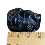 Indigenous-Inspired Vintage Canadian Soapstone Head Mask