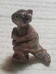 Hand-Carved Soapstone Kangaroo Animal Figurine