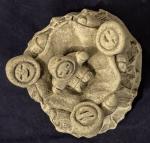 Inuit Family Soapstone Carving in Volcanic Ash