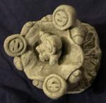 Inuit Family Soapstone Carving in Volcanic Ash