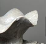 Antique Chinese Soapstone Vase with Foo Dogs