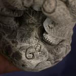 Inuit Family Soapstone Carving in Volcanic Ash