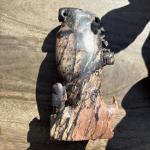 Hand Carved Vintage Chinese Flower Bird Vase