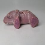 Pink Soapstone Elephant Mini Figure "LOVE" 1.5" x 2.25