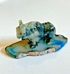 Hand Carved Soapstone Buffalo Figurine from Peru