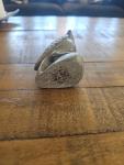 Signed Grey Soapstone Bird Carving from Inuit Artisan