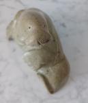 Eskimo-Inspired Soapstone Walrus Sculpture by R. Ulayuk