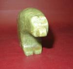 5.75" Hand-Carved Soapstone Polar Bear Figure