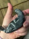 Inuit Carved Gray Soapstone Seal Figurine