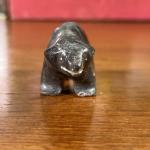 Inuit Carved Polar Bear Soapstone Sculpture