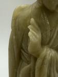 Hand Carved 7” Vintage Soapstone Quan Yin Statue