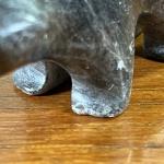 Inuit Carved Polar Bear Soapstone Sculpture