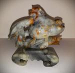 Chinese Soapstone Koi Fish Carving for Prosperity