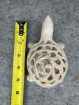 Soapstone Mother Turtle with Baby Sculpture