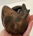 Rare Naked Woman Soapstone Carving - Unique Decor