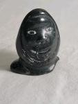 Inuit Soapstone Carving - Figural Art Sculpture