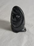Inuit Soapstone Carving - Figural Art Sculpture