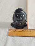 Inuit Soapstone Carving - Figural Art Sculpture