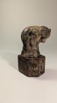 Hand-Carved Vintage Soapstone Bear Figurine