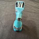 Miniature Turquoise Giraffe Soapstone Carving