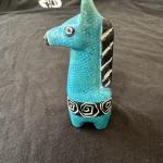 Miniature Turquoise Giraffe Soapstone Carving