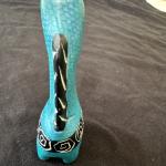 Miniature Turquoise Giraffe Soapstone Carving