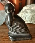 Inuit Bird and Fish Soapstone Carving