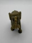 Soapstone Elephant Figurine - Green and Brown