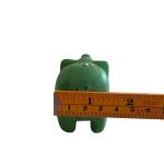 Green Soapstone Elephant Figurine - African Safari Decor