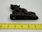 Chinese Black Soapstone Dragon Figurine - Vintage Design