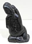 Inuit Soapstone Kneeling Eskimo Figure 5.5