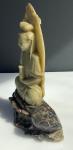 Vintage Guan-Yin Soapstone Buddha Sculpture