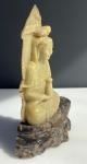 Vintage Guan-Yin Soapstone Buddha Sculpture