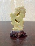 Chinese Soapstone Grapes Vine Carving Artwork