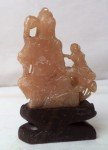 Vintage Soapstone Buddha Carving - 5.75
