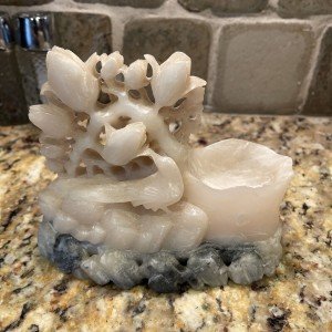 Handcrafted Chinese Soapstone Vintage Carvings