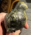 Inuit Soapstone Bird Shaman Sculpture