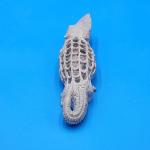 Soapstone Crocodile Baby Carving - 7" Beauty